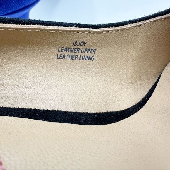 Isaac Mizrahi New York Joy Cobalt Blue Suede Pump Kitten Heel Pointed Toe Sz 7.5 - Picture 8 of 13